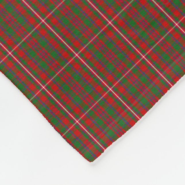 Couverture Polaire Tartan de MacKinnon de clan (Coin)