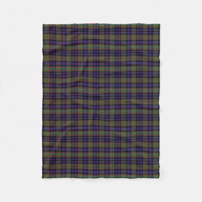 Couverture Polaire Tartan de MacLellan de clan (Devant)