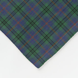 Couverture Polaire Tartan de marcheur de clan