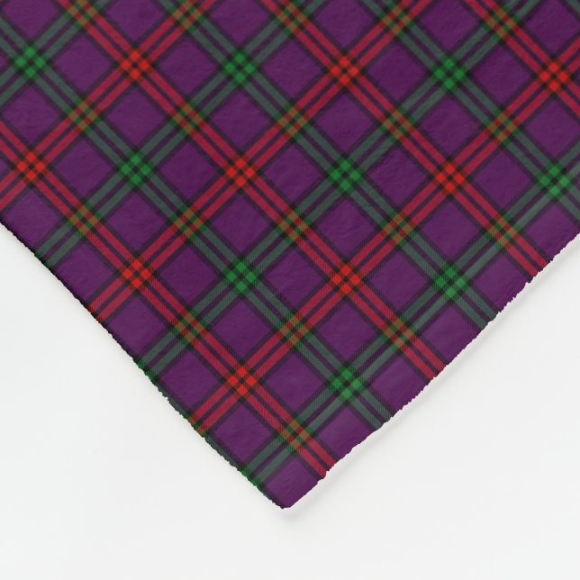Couverture Polaire Tartan de Montgomery de clan (Coin)