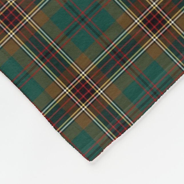 Couverture Polaire Tartan de Murphy Brown et vert (Coin)