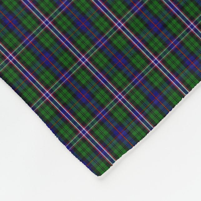 Couverture Polaire Tartan de ressortissant de l'Ecosse (Coin)