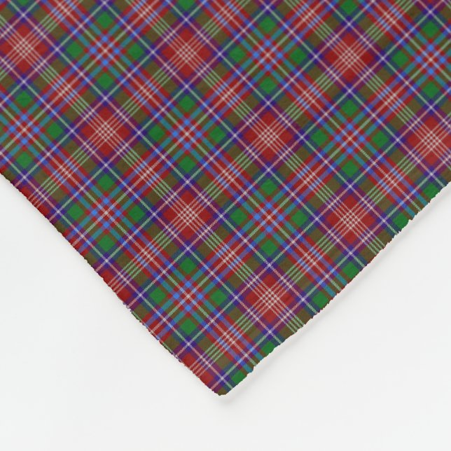 Couverture Polaire Tartan de Ritchie de clan (Coin)