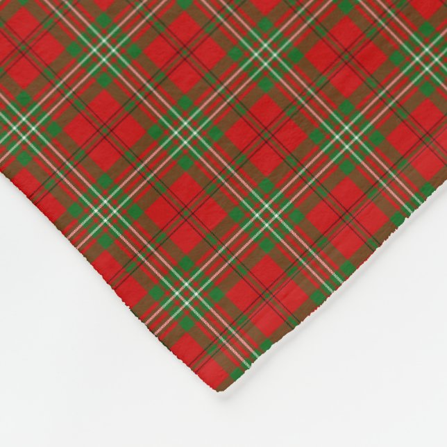 Couverture Polaire Tartan de Scott de clan (Coin)