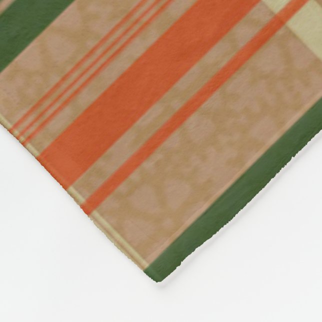 Couverture Polaire Tartan de vitesse - vert/brun (Coin)