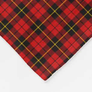 Couverture Polaire Tartan de Wallace de clan