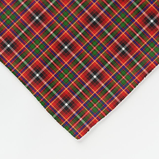 Couverture Polaire Tartan d'Innes de clan (Coin)