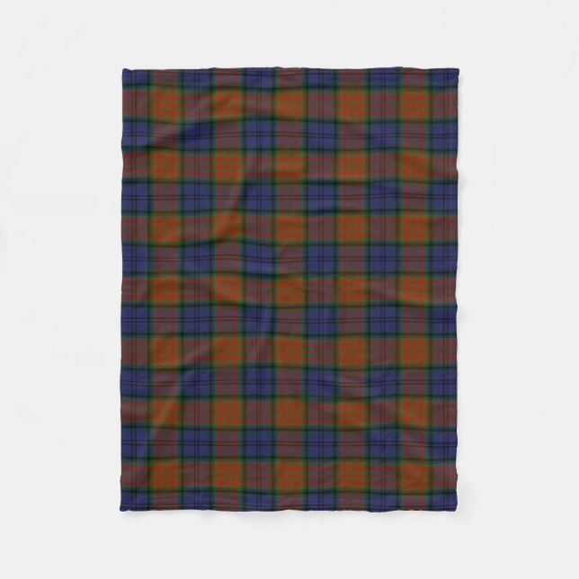 Couverture Polaire Tartan d'Irlandais de Longford du comté (Devant)
