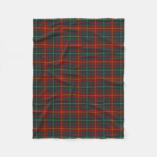 Couverture Polaire Tartan d'Irlandais de Meath du comté (Devant)