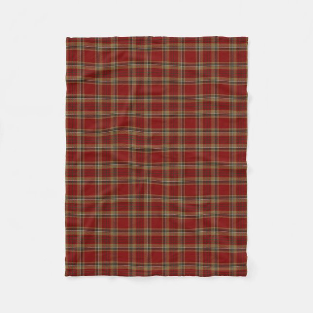Couverture Polaire Tartan d'Irlandais de Tyrone du comté (Devant)