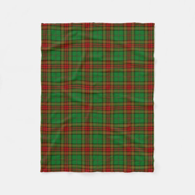 Couverture Polaire Tartan d'Irlandais du comté de Cavan (Devant)