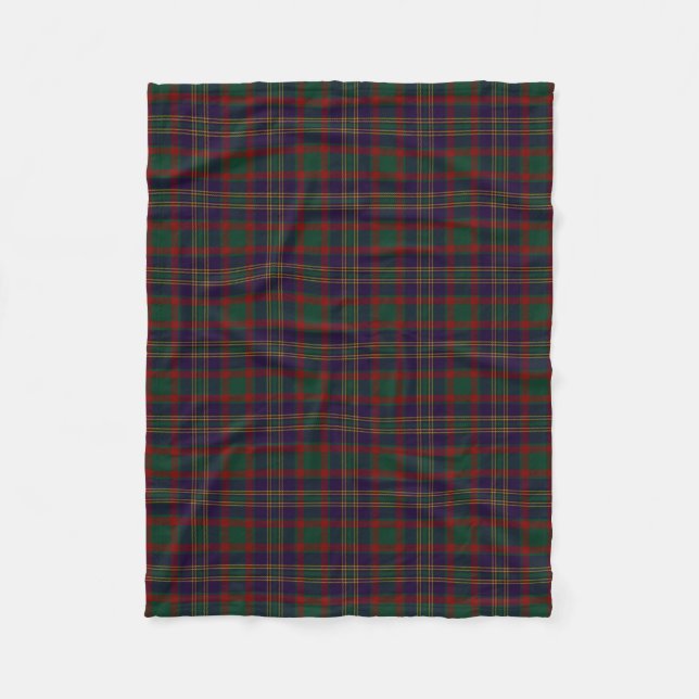 Couverture Polaire Tartan d'Irlandais du comté de liège (Devant)
