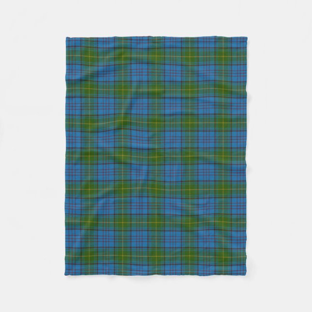 Couverture Polaire Tartan d'Irlandais du comté du Donegal (Devant)