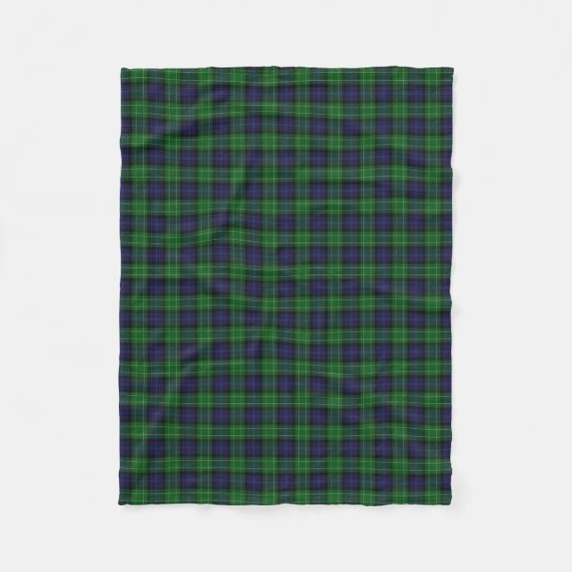 Couverture Polaire Tartan écossais de classique d'Abercrombie de clan (Devant)