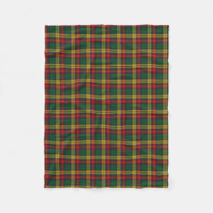 Couverture Polaire Tartan écossais de classique de Buchanan de clan
