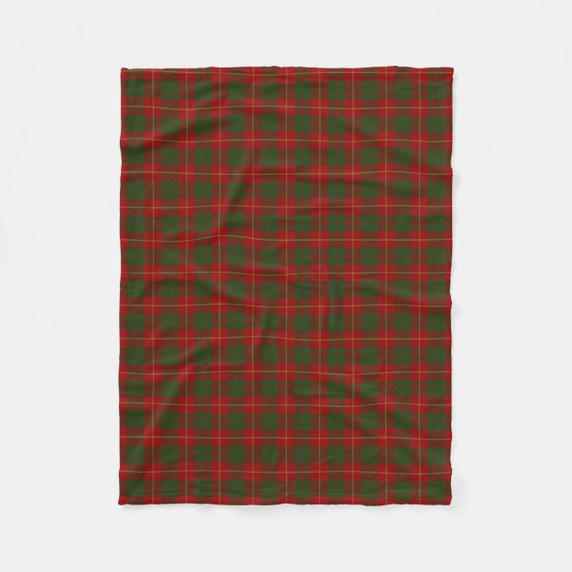 Couverture Polaire Tartan écossais de classique de Cameron de clan (Devant)