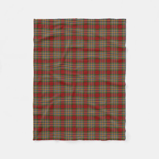 Couverture Polaire Tartan écossais de classique de Chattan de clan (Devant)