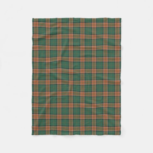 Couverture Polaire Tartan écossais de classique de colin de clan (Devant)