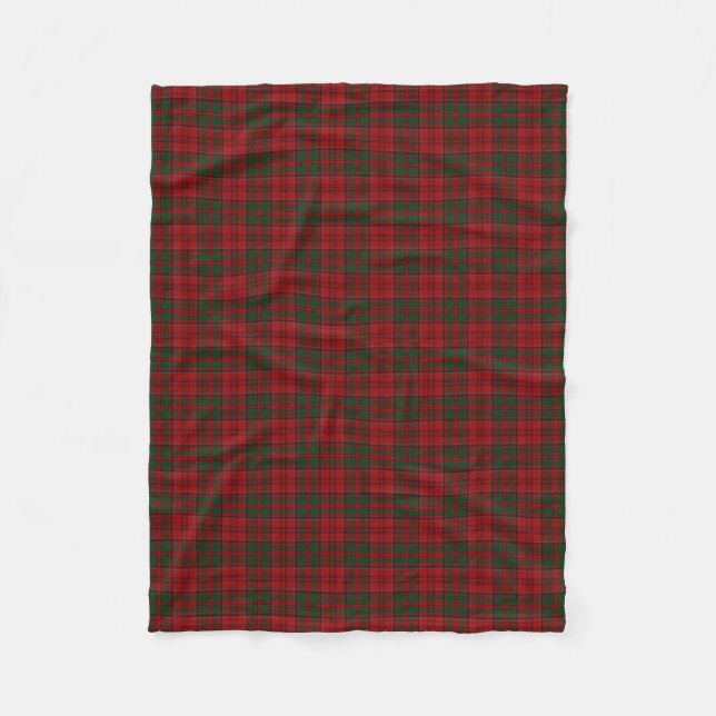 Couverture Polaire Tartan écossais de classique de Grant de clan (Devant)