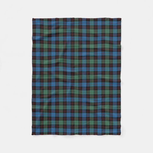 Couverture Polaire Tartan écossais de classique de Guthrie de clan (Devant)
