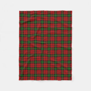 Couverture Polaire Tartan écossais de classique de Kerr de clan