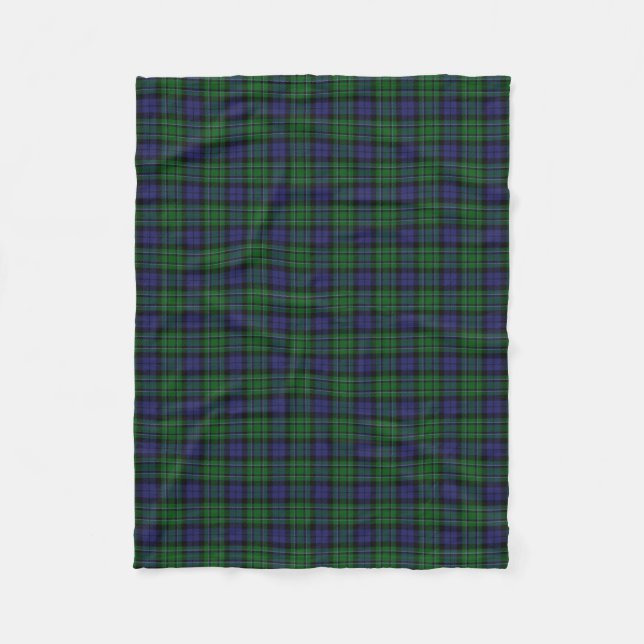 Couverture Polaire Tartan écossais de classique de MacCallum de clan (Devant)