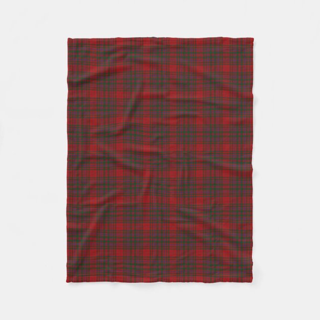Couverture Polaire Tartan écossais de classique de MacDougall de clan (Devant)