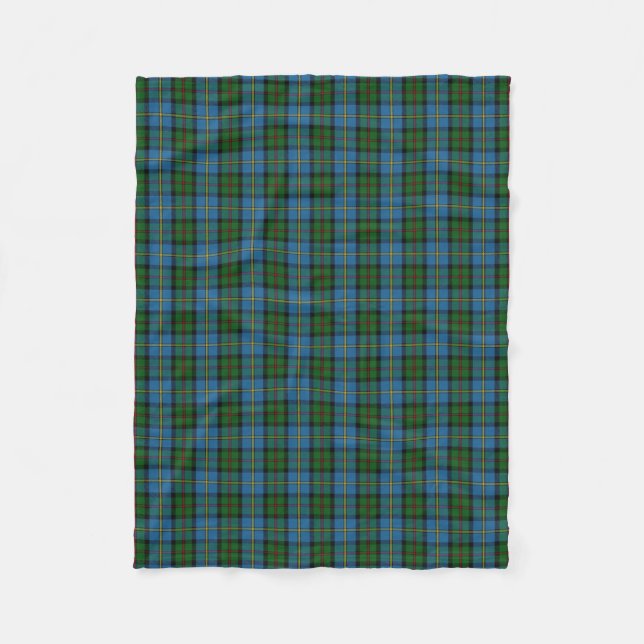 Couverture Polaire Tartan écossais de classique de MacLeod de clan (Devant)