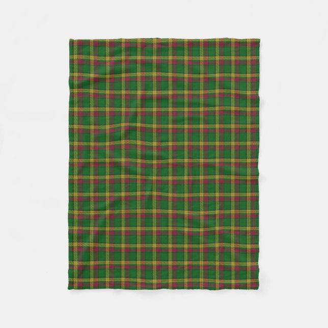 Couverture Polaire Tartan écossais de classique de MacMillan de clan (Devant)