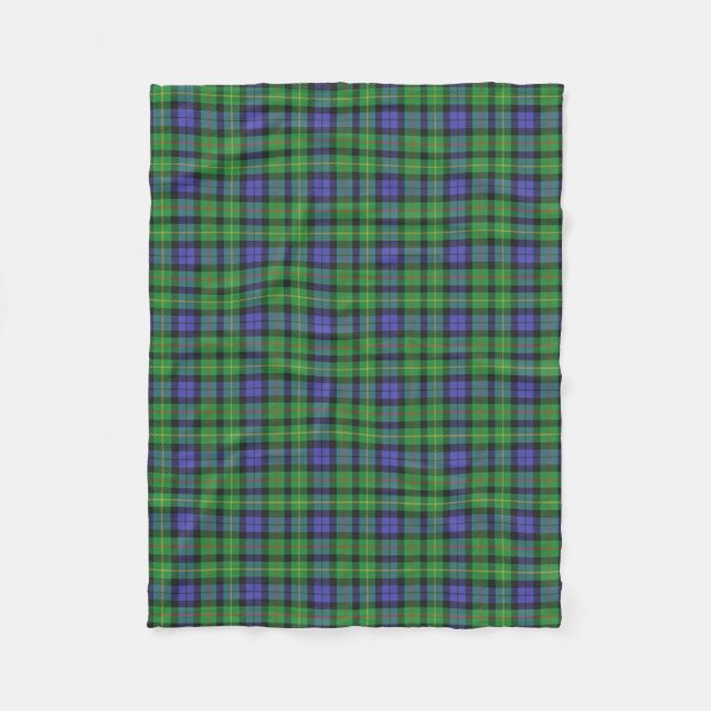 Couverture Polaire Tartan écossais de classique de Rollo de clan (Devant)