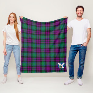 Couverture Polaire Tartan Écossais MacArthur Milton de Scotts