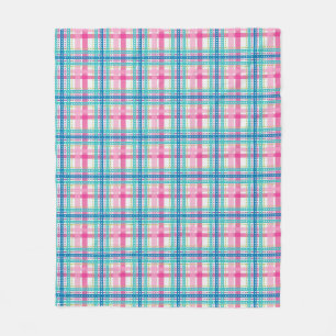 Couverture Polaire Tartan, motif de plaid