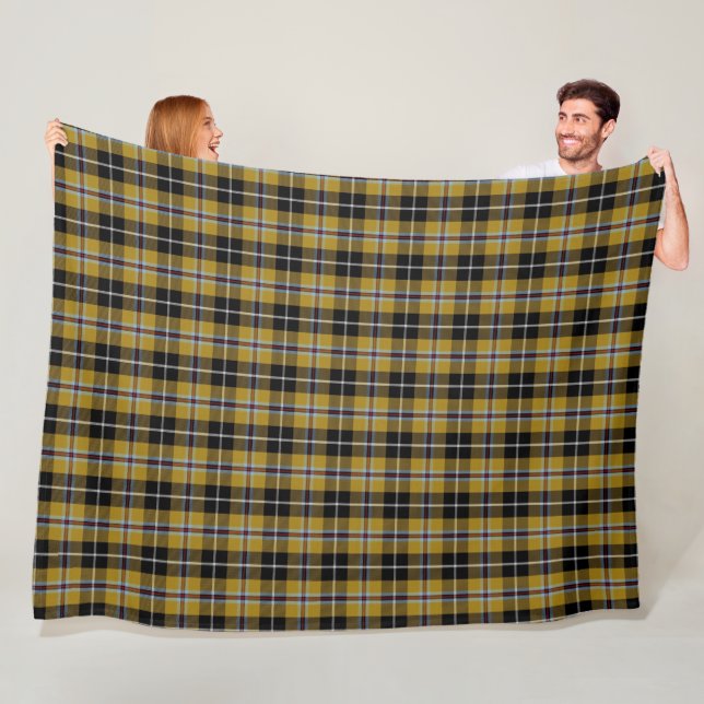 Couverture Polaire Tartan national de Cornouailles (En situation)