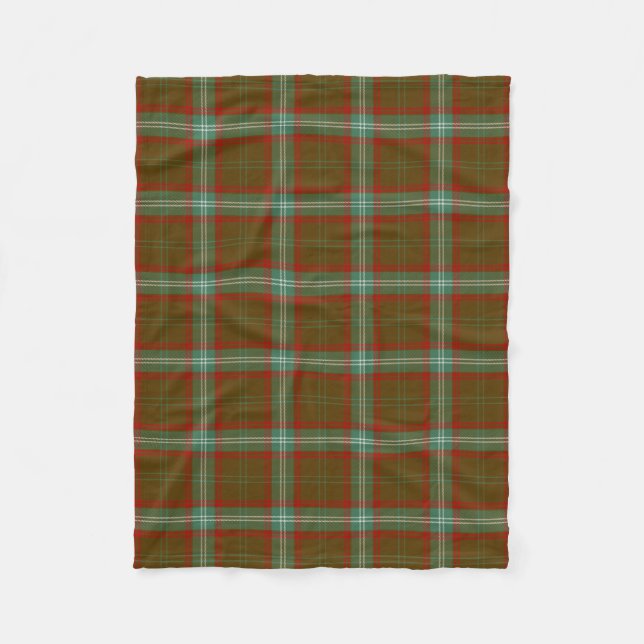 Couverture Polaire Tartan Plaid De La Chasse De Tartan Du Clan Écossa (Devant)