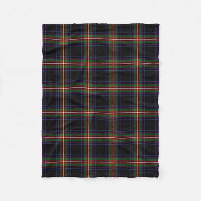 Couverture Polaire Tartan Plaid du clan écossais Watt (Devant)