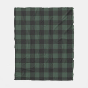 Couverture Polaire Tartan vert classique Tartan Plaid Vintage 