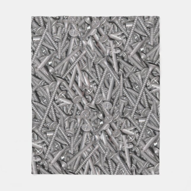 Couverture Polaire Tas de vis pour plaques de plâtre argentées (Devant)