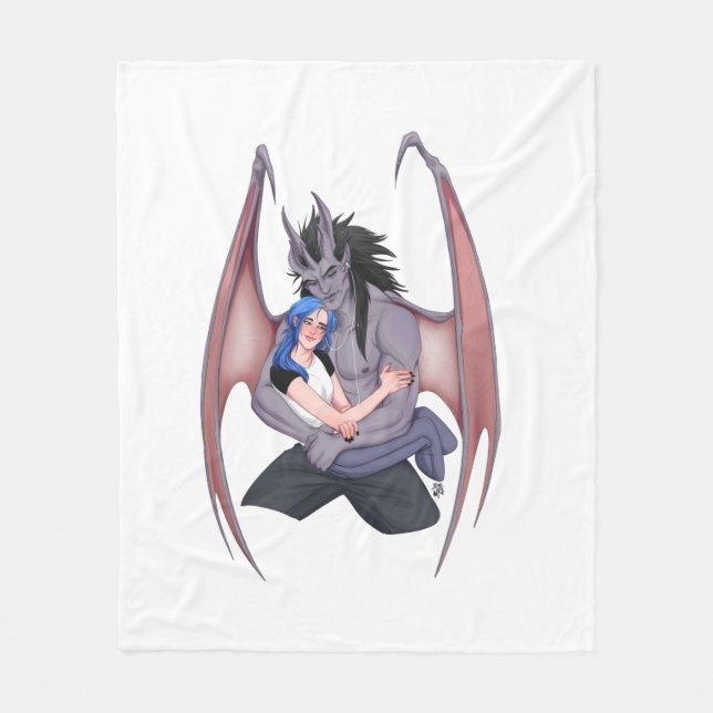 Couverture Polaire Tas et Juniper Snuggle Portrait (Devant)