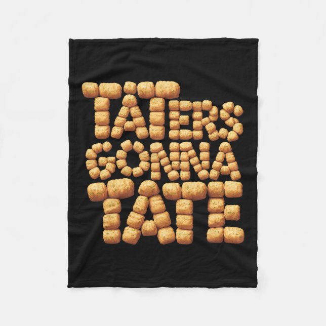 Couverture Polaire Taters Va Tate Funny Potato Tater Tot Foodie (Devant)