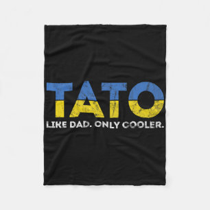 Couverture Polaire Tato comme papa mais en plus cool - Papa ukrainien