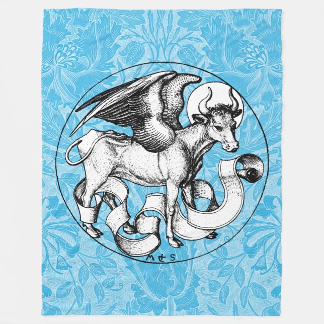 Couverture Polaire Taureau ailé de Saint-Luc du XVe siècle (Devant)