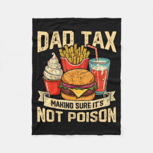 Couverture Polaire Taxe Papa Rétro Assurant que ce n'est pas du Poiso