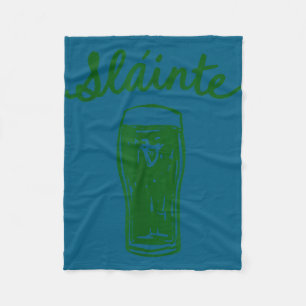 Couverture Polaire Tchin gaélique toast script pub irlandais acclamat