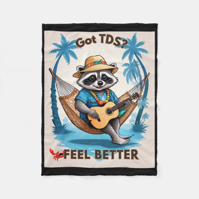 Couverture Polaire Tds Trump - Syndrome De La Dérangation - Drôle sou (Devant)