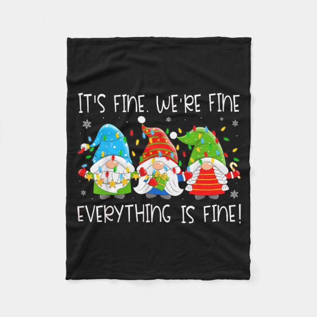 Couverture Polaire Teacher It's Fine We're Fine Everything Is Fine Gn (Devant)
