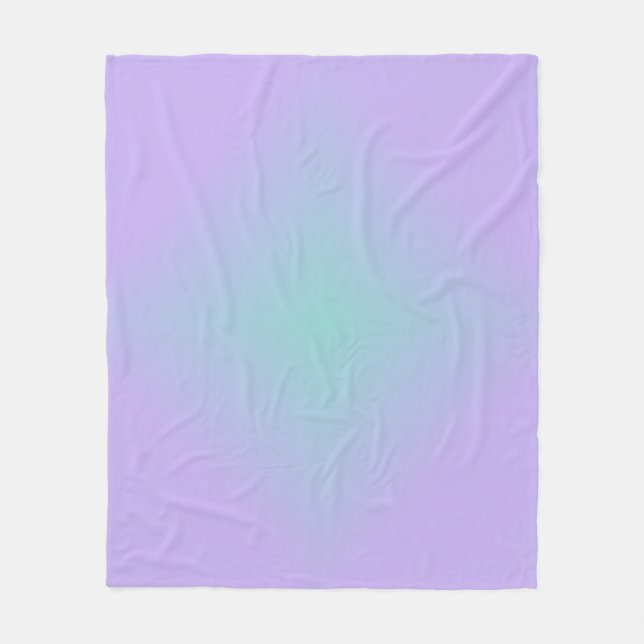 Couverture Polaire Teal Lavender Glow (Devant)