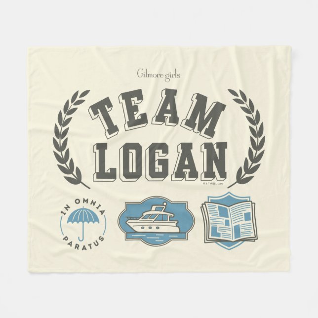 Couverture Polaire Team Logan Gilmore Girls Design (Devant (Horizontal))
