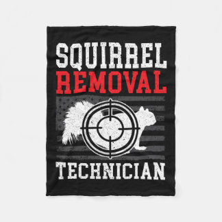 Couverture Polaire Technicien d'enlèvement d'écureuil Chasse d'écureu