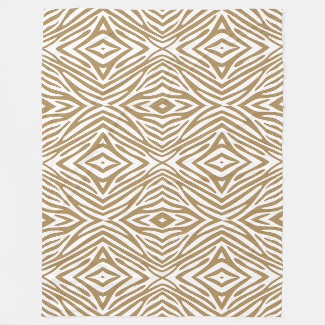 Couverture Polaire Teck Neutral Zebra (Devant)