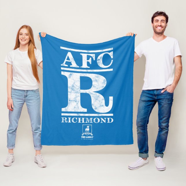 Couverture Polaire Ted Lasso | AFC R Richmond Text Logo (En situation)